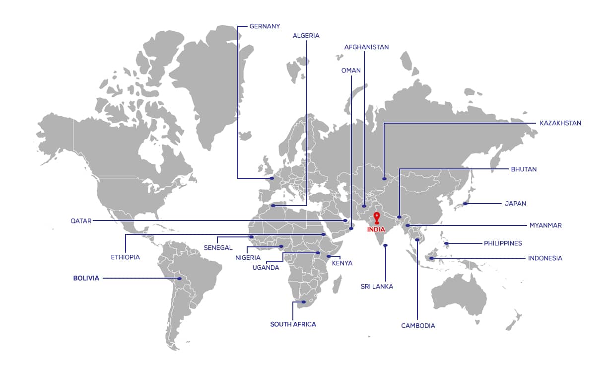 map of india