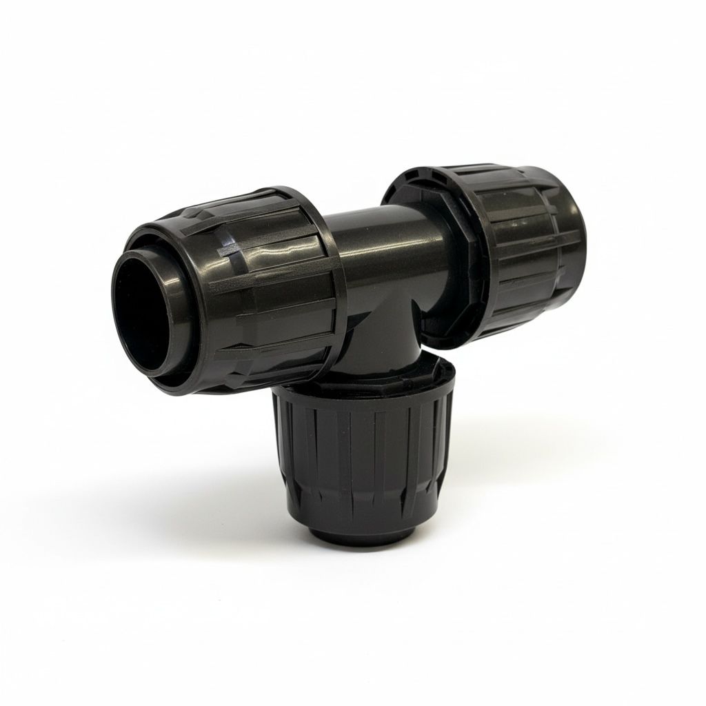 3 Side Cap Tee compression push fittings manufacturer